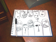 100_0607 Freehand Drawing on Paper