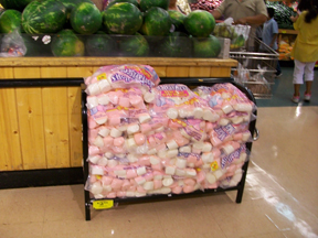 These marshmellows were as big as oranges!!