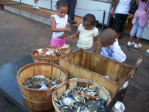 Kids at the Fishmarket
