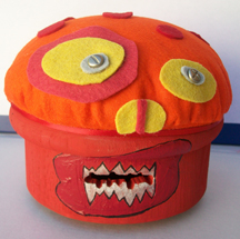 Monster - The Mexican Wrestler Bank (front)