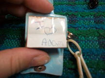 A book with paper charm that the previous owner write "I love Adam" on. My friends and I loved a bad boy named adam too.