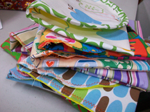 Stack of finished bags