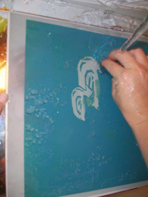 Scrubbing out the emulsion