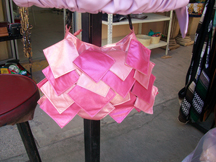 Hot pink metallic purse