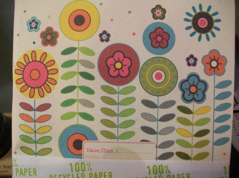 Flower stationery set