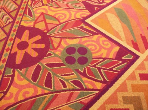Close up of carpet