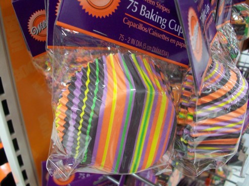 Fabu cupcake papers for the delicious pumpkin flavored cupcakes I'd make