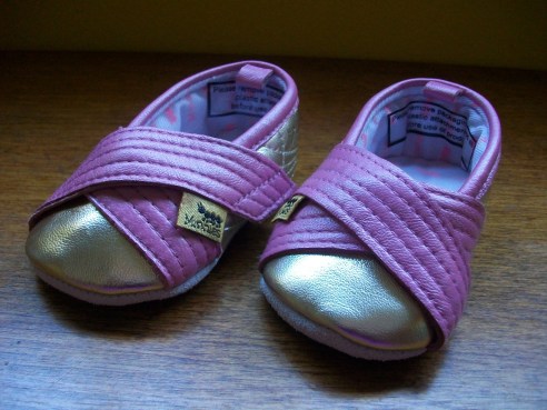 These are gold and pink - for night time dancing