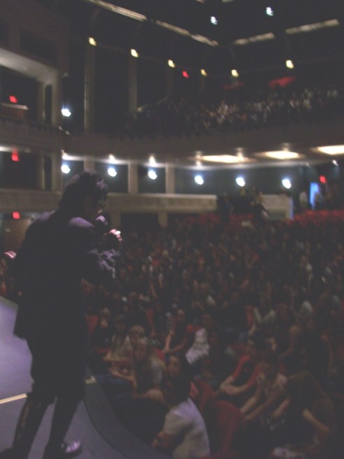 Elizabeth Streb at Q and A with Students